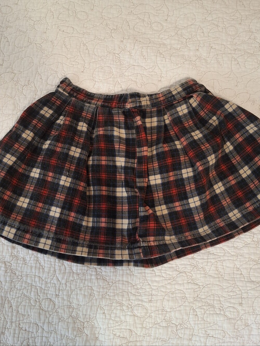 Vintage Plaid Skirt